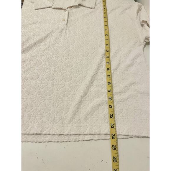 Madewell Terry Jacquard Polo Shirt - Picture 9 of 9